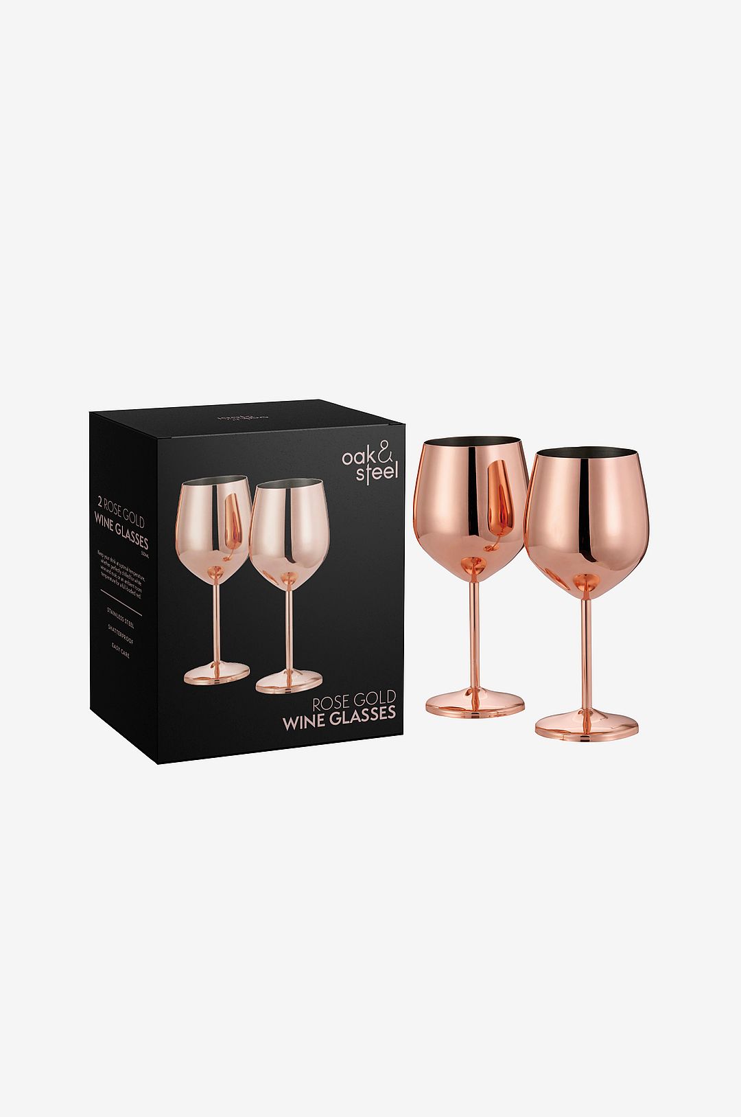 Oak & Steel – Vinglas 2-pack – Rosa – Vinglas – Från Homeroom