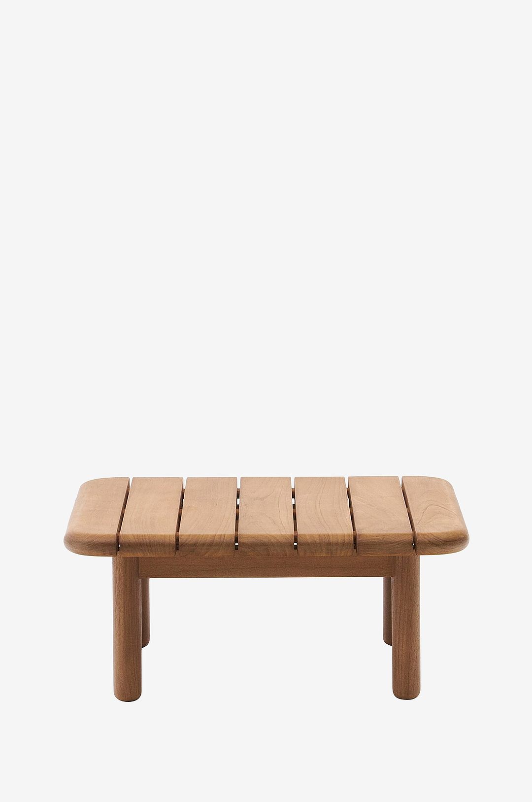 Kave Home – Turqueta soffbord tillverkat av massivt teakträ, 70 x 70 cm, 100%. Fsc – Brun – Soffbord utomhus – Från Homeroom