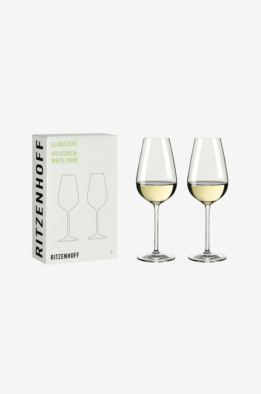 Ritzenhoff – Vitvinsglas Glanzlicht 2-pack – Transparent – Vinglas – Från Homeroom