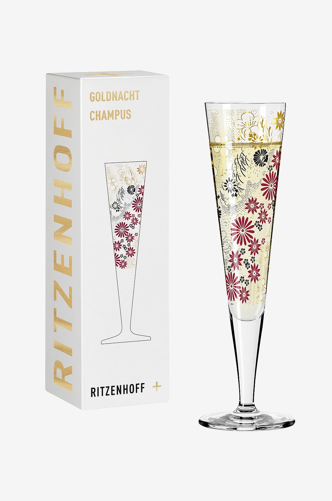 Ritzenhoff – Champagneglas Goldnacht NO:24 – Transparent – Vinglas – Från Homeroom