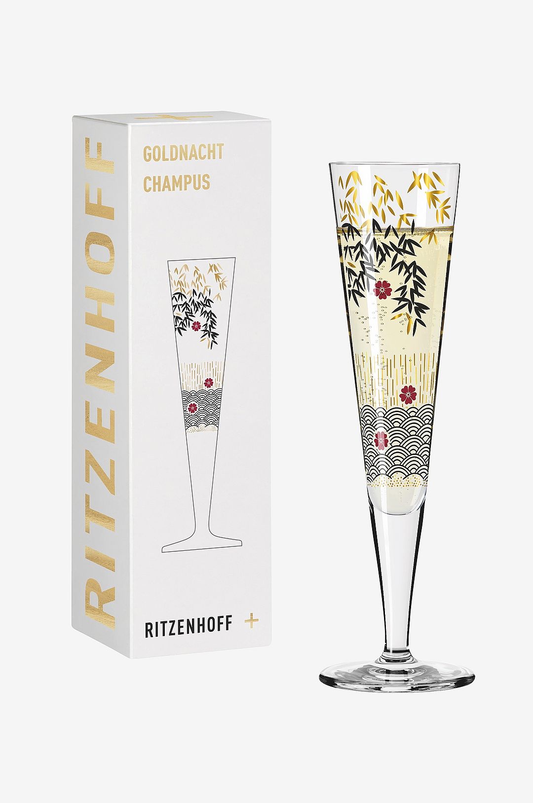 Ritzenhoff – Champagneglas Goldnacht NO:19 – Transparent – Vinglas – Från Homeroom