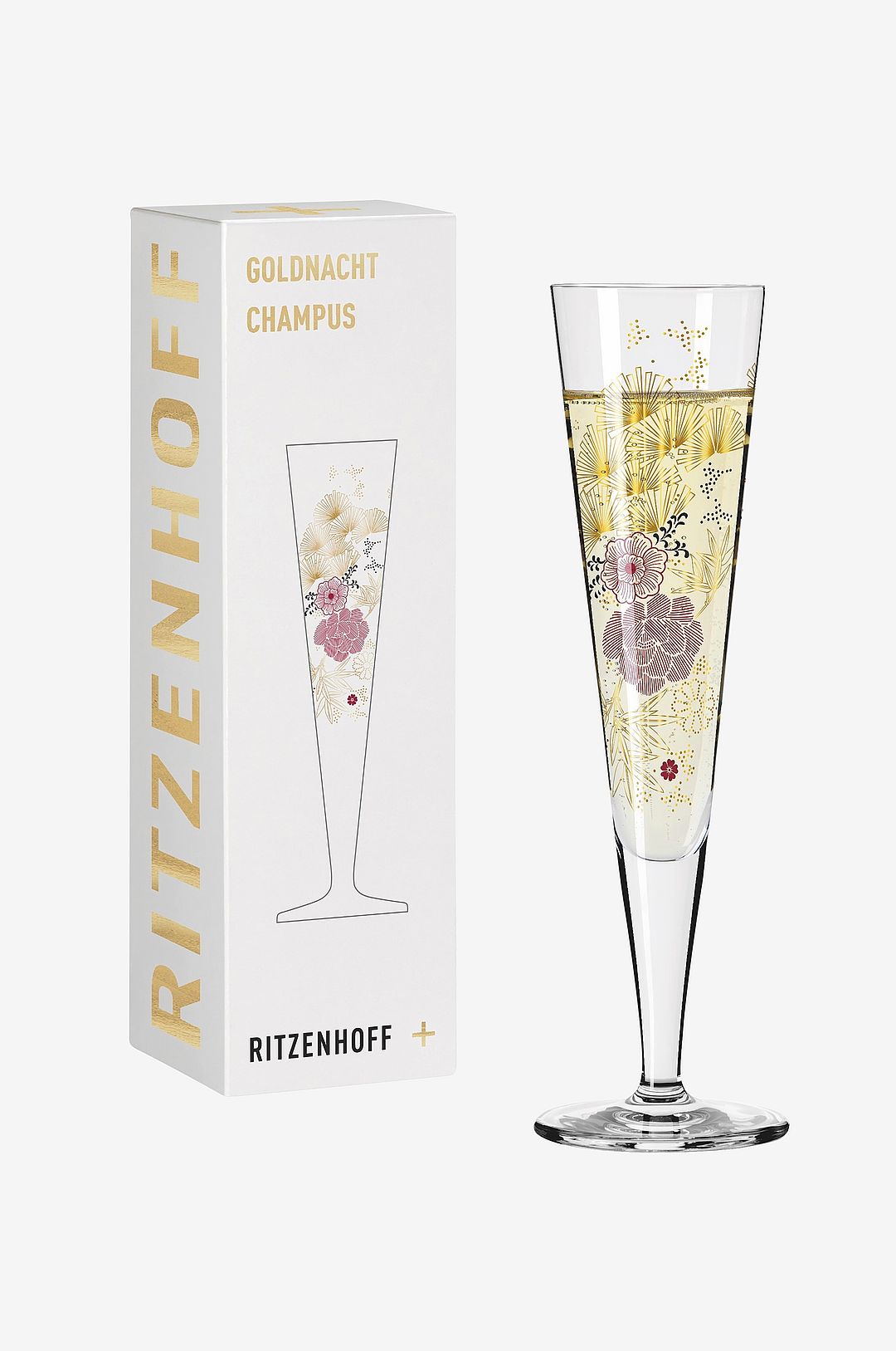 Ritzenhoff – Champagneglas Goldnacht NO:20 – Transparent – Vinglas – Från Homeroom