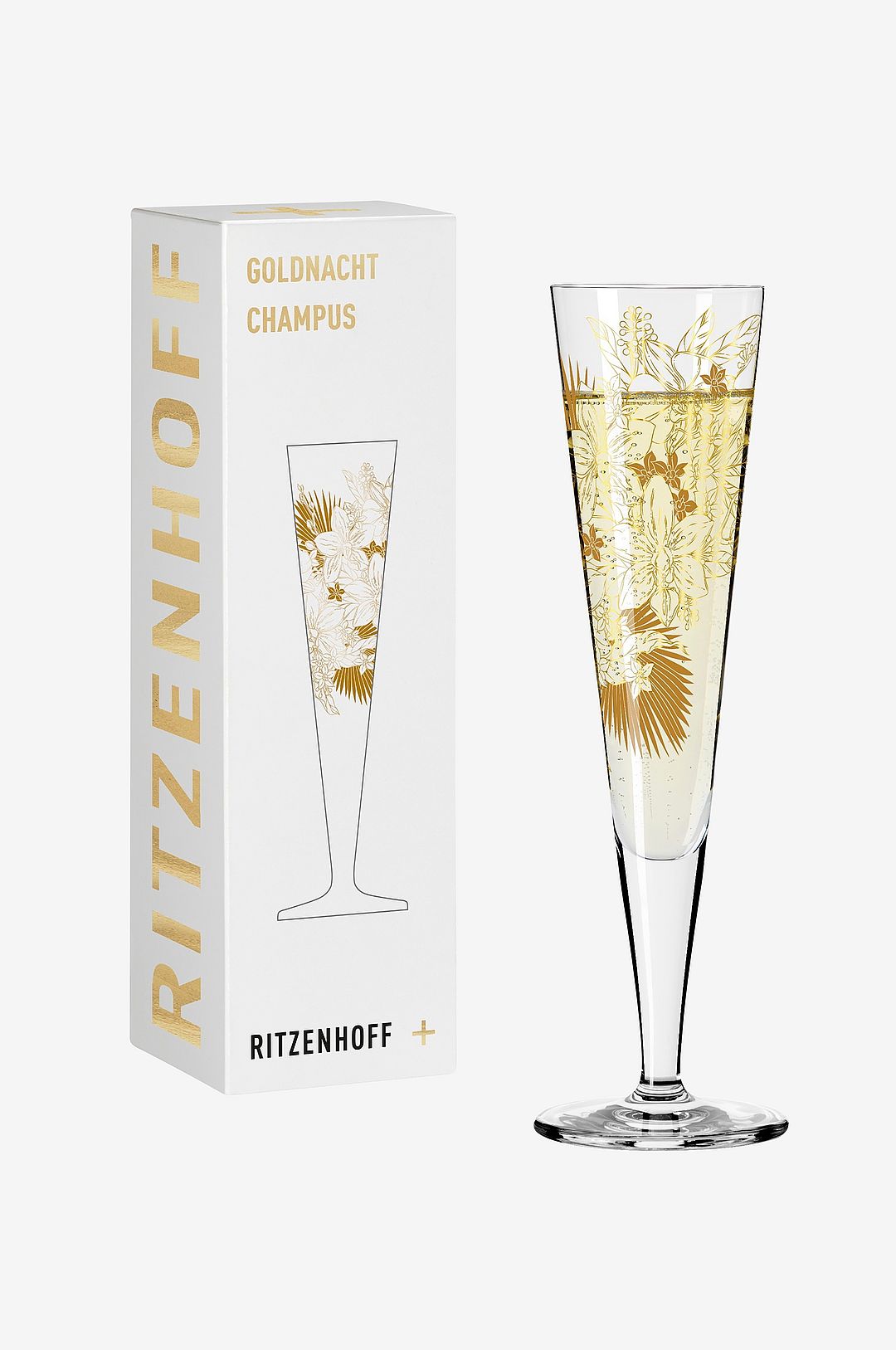 Ritzenhoff – Champagneglas Goldnacht NO:31 – Transparent – Vinglas – Från Homeroom