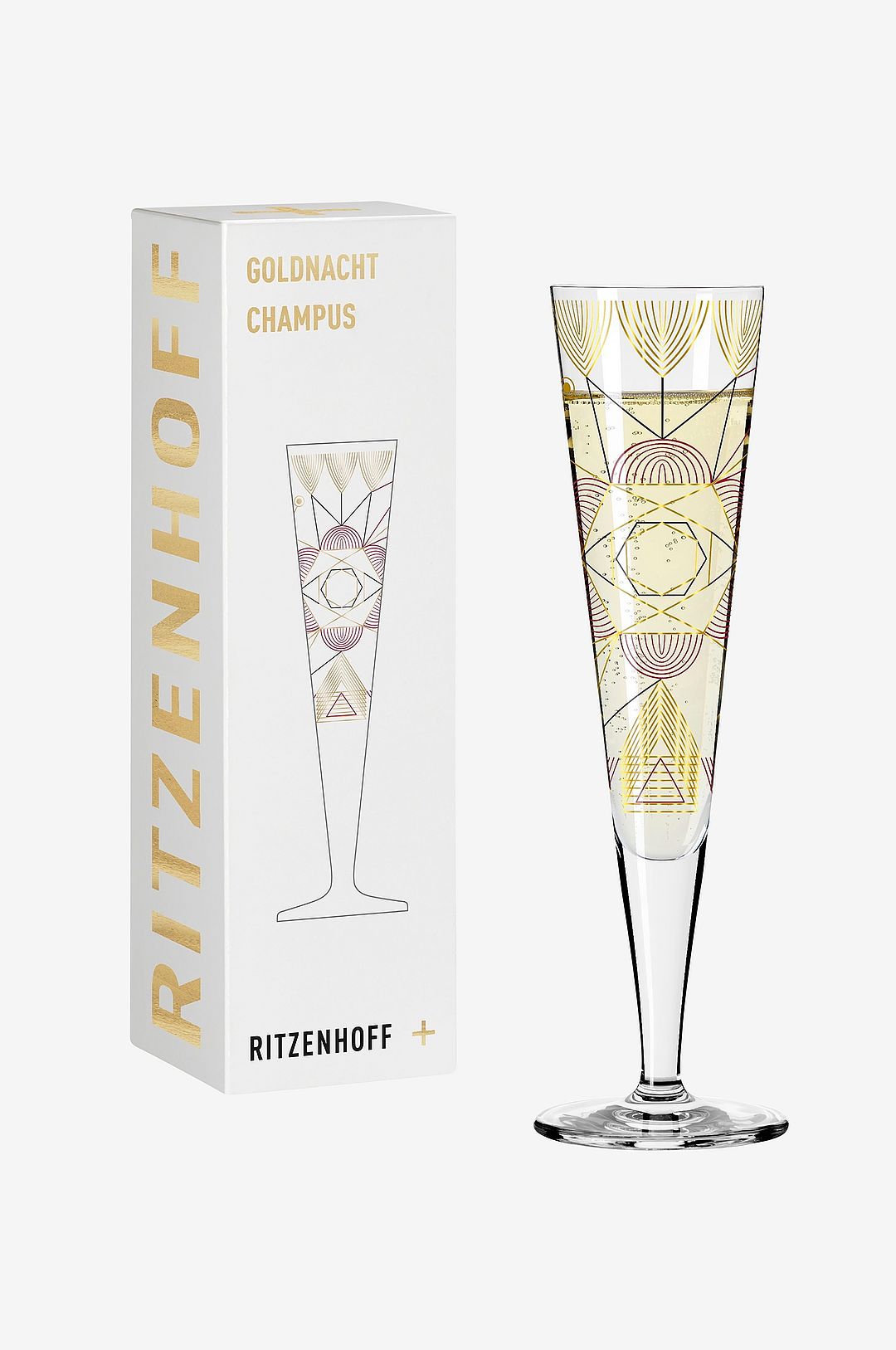 Ritzenhoff – Champagneglas Goldnacht NO:26 – Transparent – Vinglas – Från Homeroom