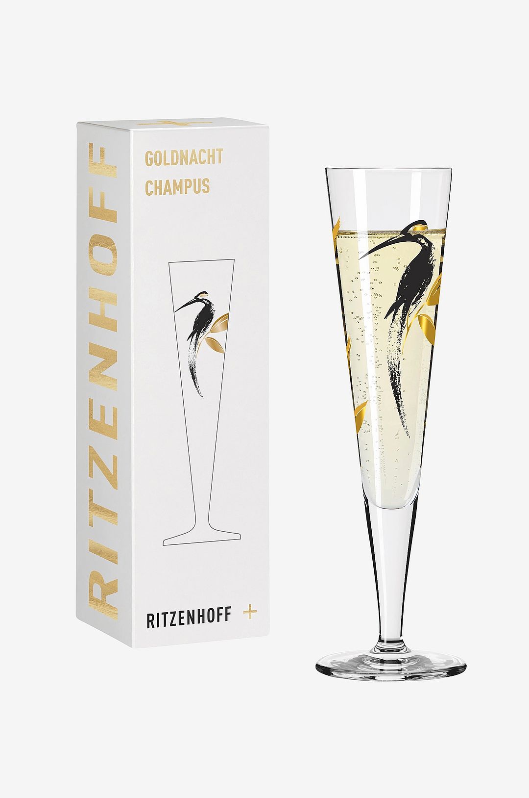 Ritzenhoff – Champagneglas Goldnacht NO:21 – Transparent – Vinglas – Från Homeroom