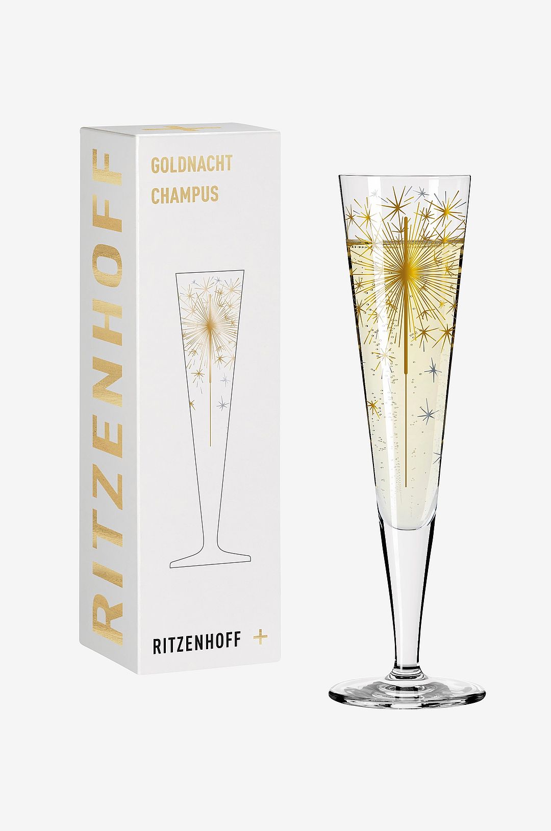 Ritzenhoff – Champagneglas Goldnacht NO:5 – Transparent – Vinglas – Från Homeroom