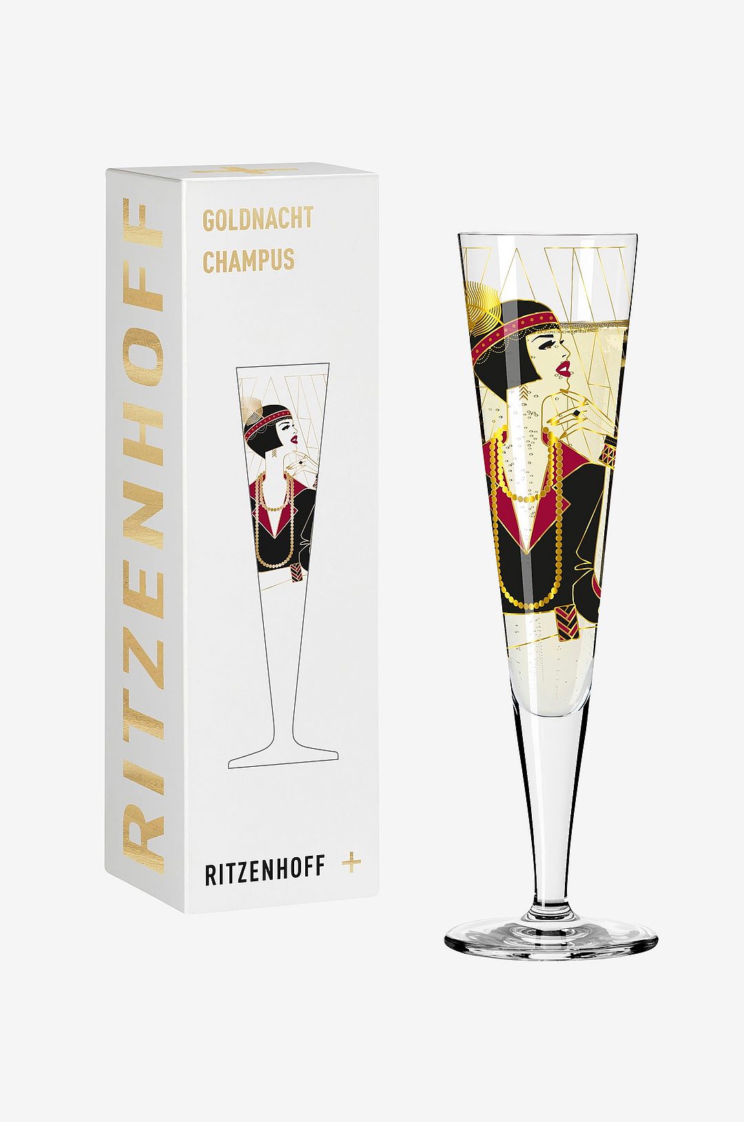 Ritzenhoff – Champagneglas Goldnacht NO:27 – Transparent – Vinglas – Från Homeroom