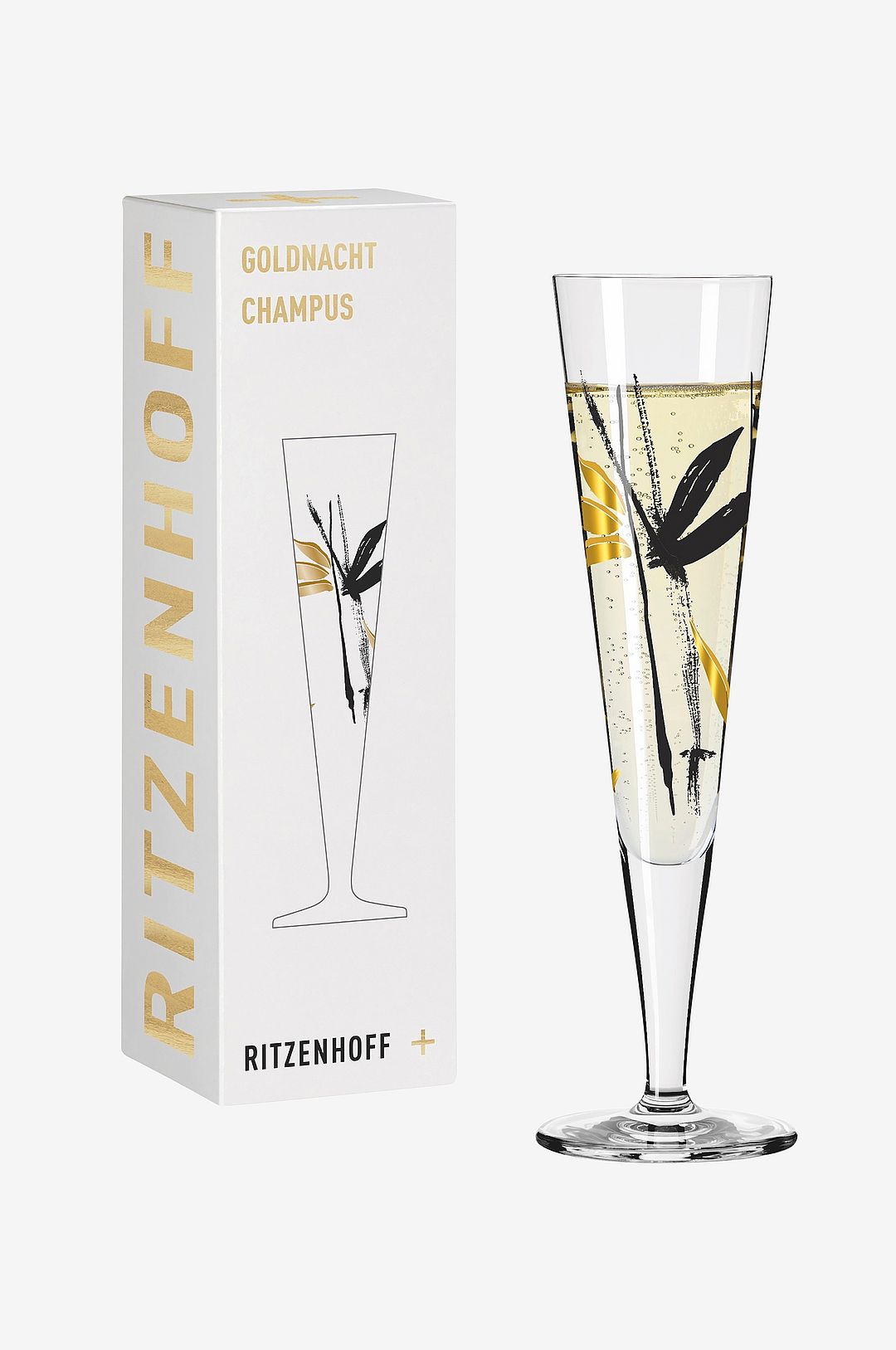 Ritzenhoff – Champagneglas Goldnacht NO:22 – Transparent – Vinglas – Från Homeroom