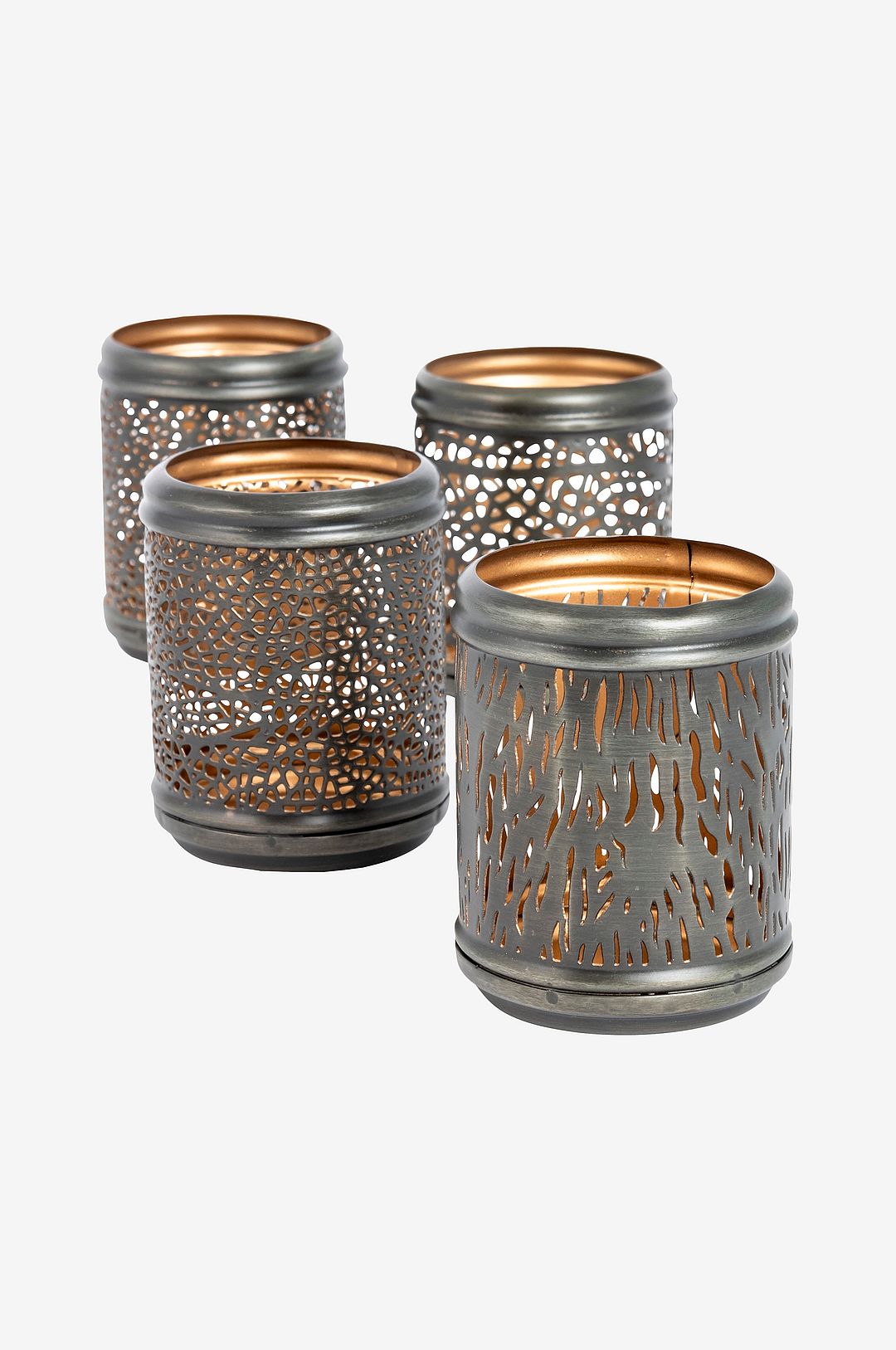 Halvor Bakke – Springbok Ljuslykta 4-pk – Grå – Ljusstakar & lyktor – Från Homeroom