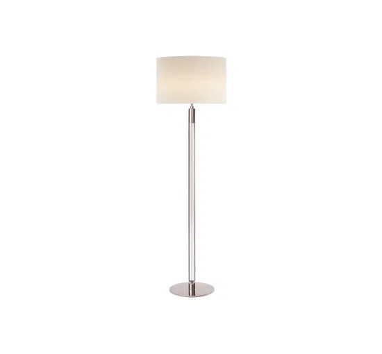 Riga golvlampa nickel