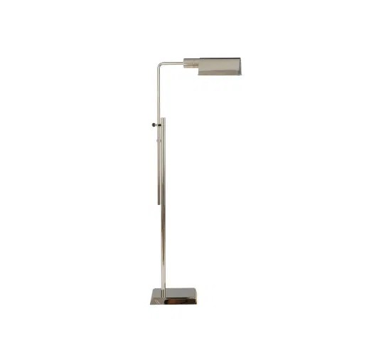 Pask golvlampa nickel