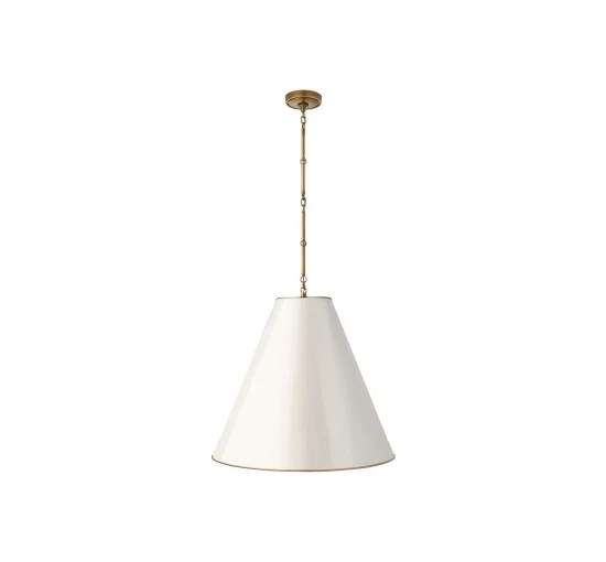 Goodman taklampa mässing/antikvit L