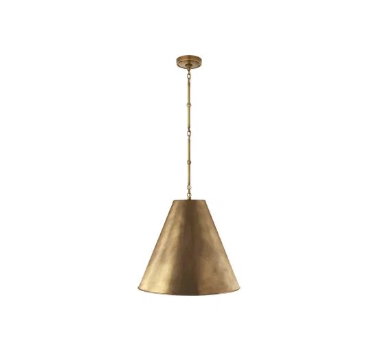 Goodman taklampa mässing M
