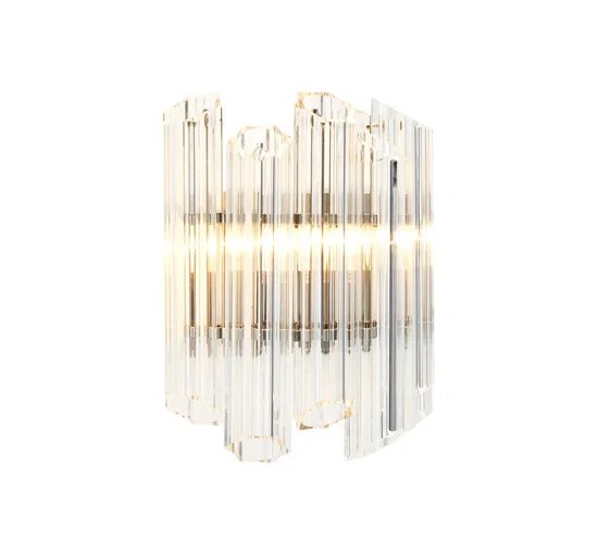 Vittoria vägglampa nickel