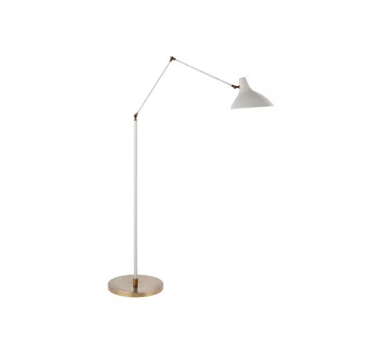 Charlton golvlampa vit