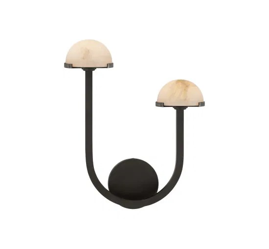 Pedra 15″ vägglampa höger brons