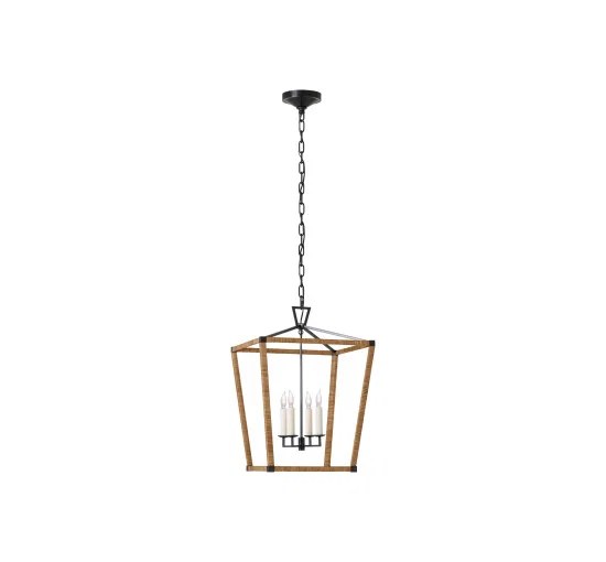 Darlana wrapped taklampa aged iron M