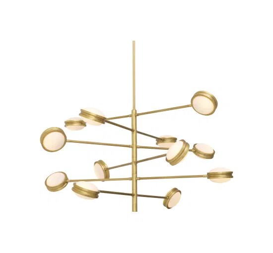 Blaize taklampa antik mässing