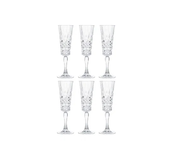 Caprice champagneglas akryl 6-pack