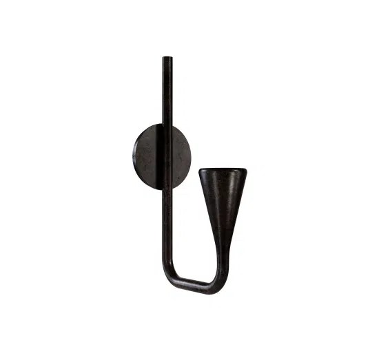 Brassica vägglampa aged iron