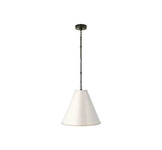 Goodman taklampa brons/antikvit S