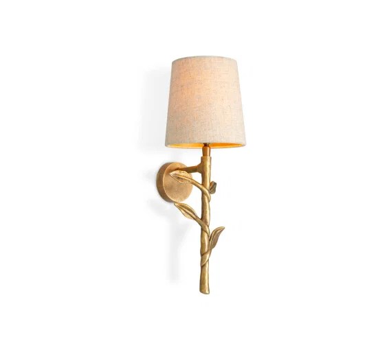 Farini vägglampa mässing