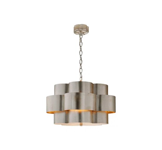 Arabelle taklampa silver