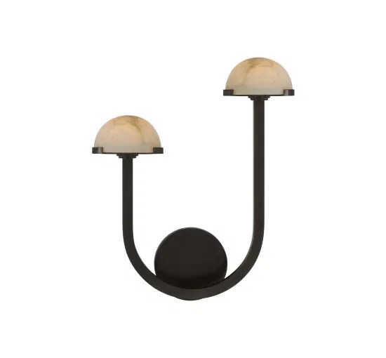 Pedra 15″ vägglampa vänster brons