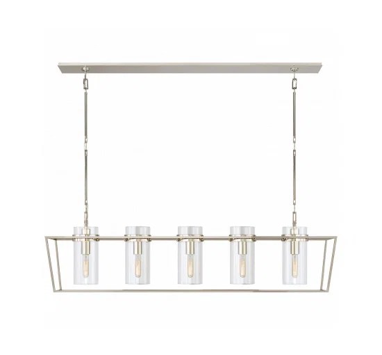 Presidio taklampa linjär nickel