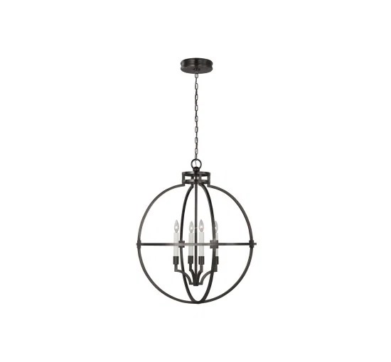 Lexie 30″ Globe taklampa brons