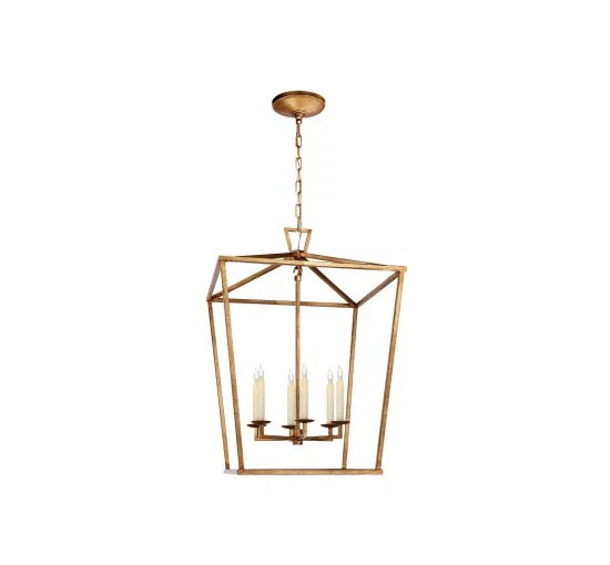 Darlana taklampa Gilded Iron L