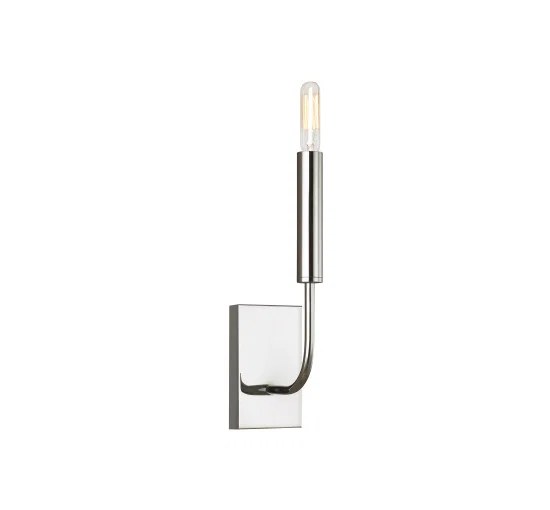 Brianna vägglampa nickel