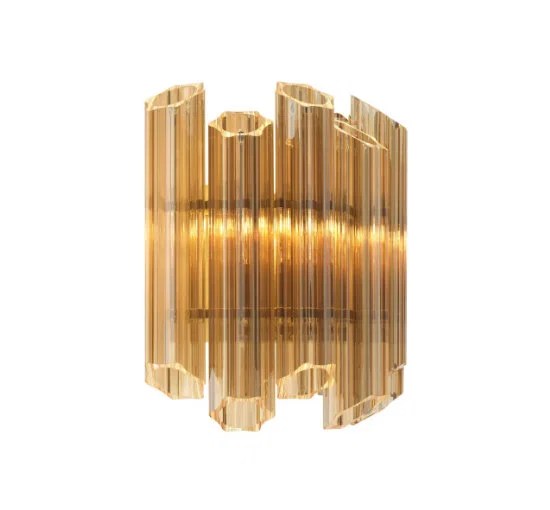 Vittoria vägglampa guld
