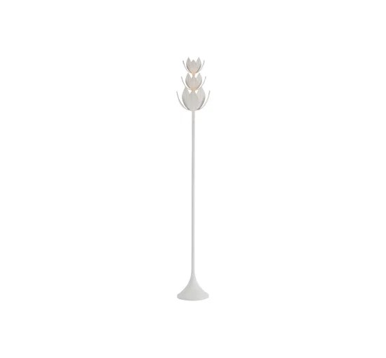 Alberto 70″ golvlampa vit