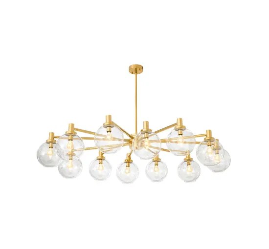 Selva taklampa guld