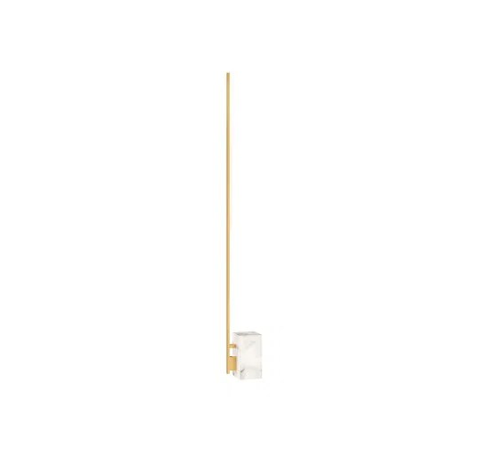Klee 70″ golvlampa mässing