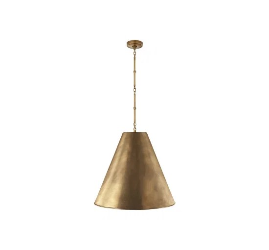 Goodman taklampa mässing L