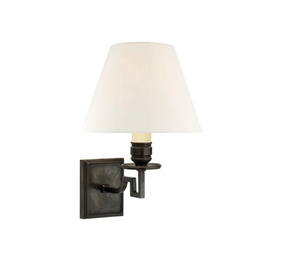 Dean vägglampa Gun Metal