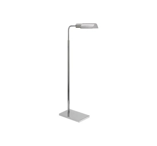 Studio golvlampa justerbar nickel