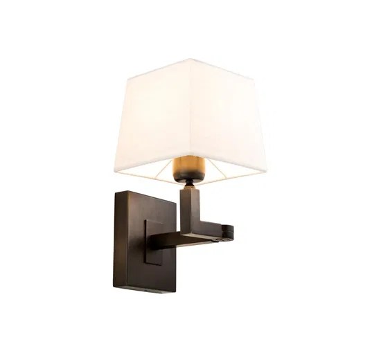 Cambell vägglampa brons