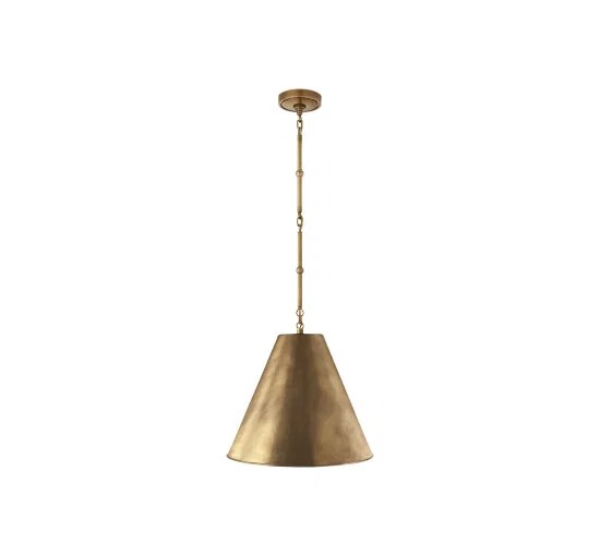Goodman taklampa mässing S