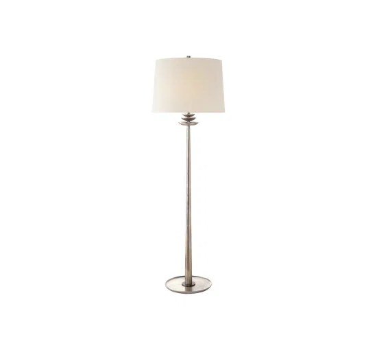 Beaumont golvlampa silver