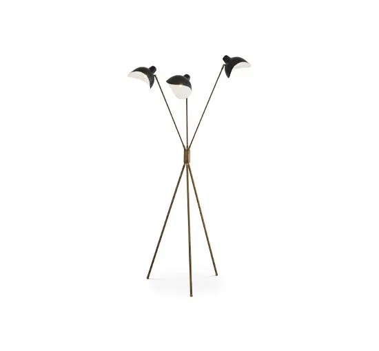 Costner golvlampa mässing