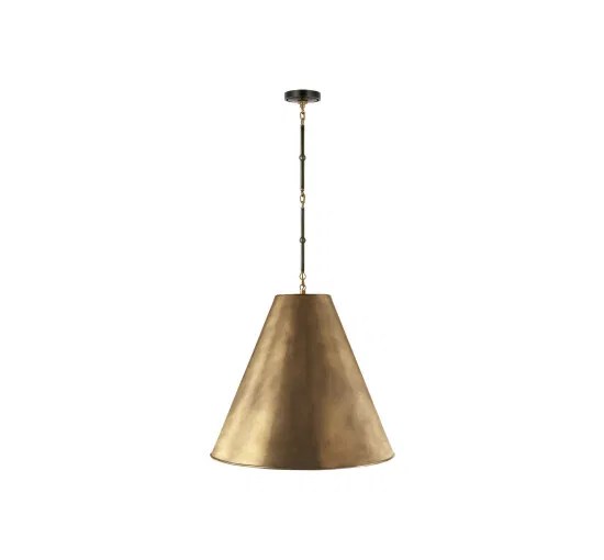 Goodman taklampa brons & antik mässing/antik mässing L