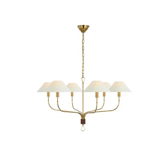 Griffin XL tail taklampa antik mässing