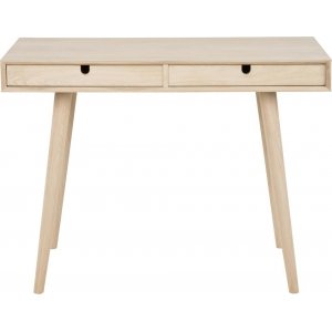 Century skrivbord 100 x 45 cm – Vitpigmenterad ek