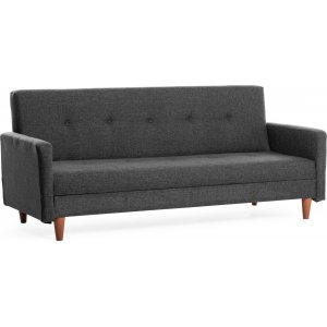 Hiko 3-sits bäddsoffa Mörkgrå