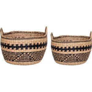 Teba korgset – Beige/svart