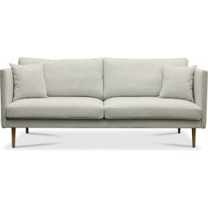 Östermalm 2-sits soffa – Inari 22 – Beige, Svarta