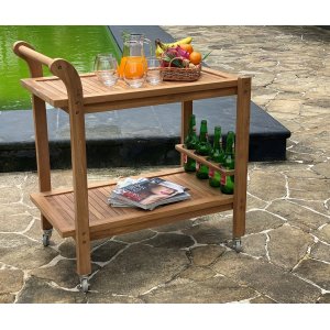 Saltö – Serveringsvagn i teak